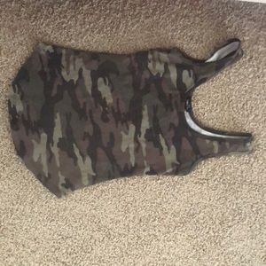 Camo tank top